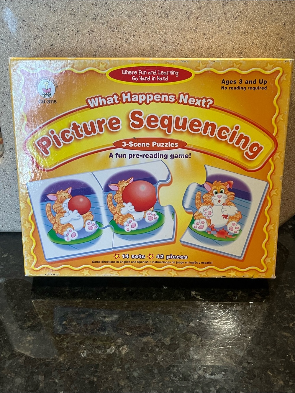 Picture Sequencing 3-Scene Puzzles Kids Toy - Preschool Kindergarten